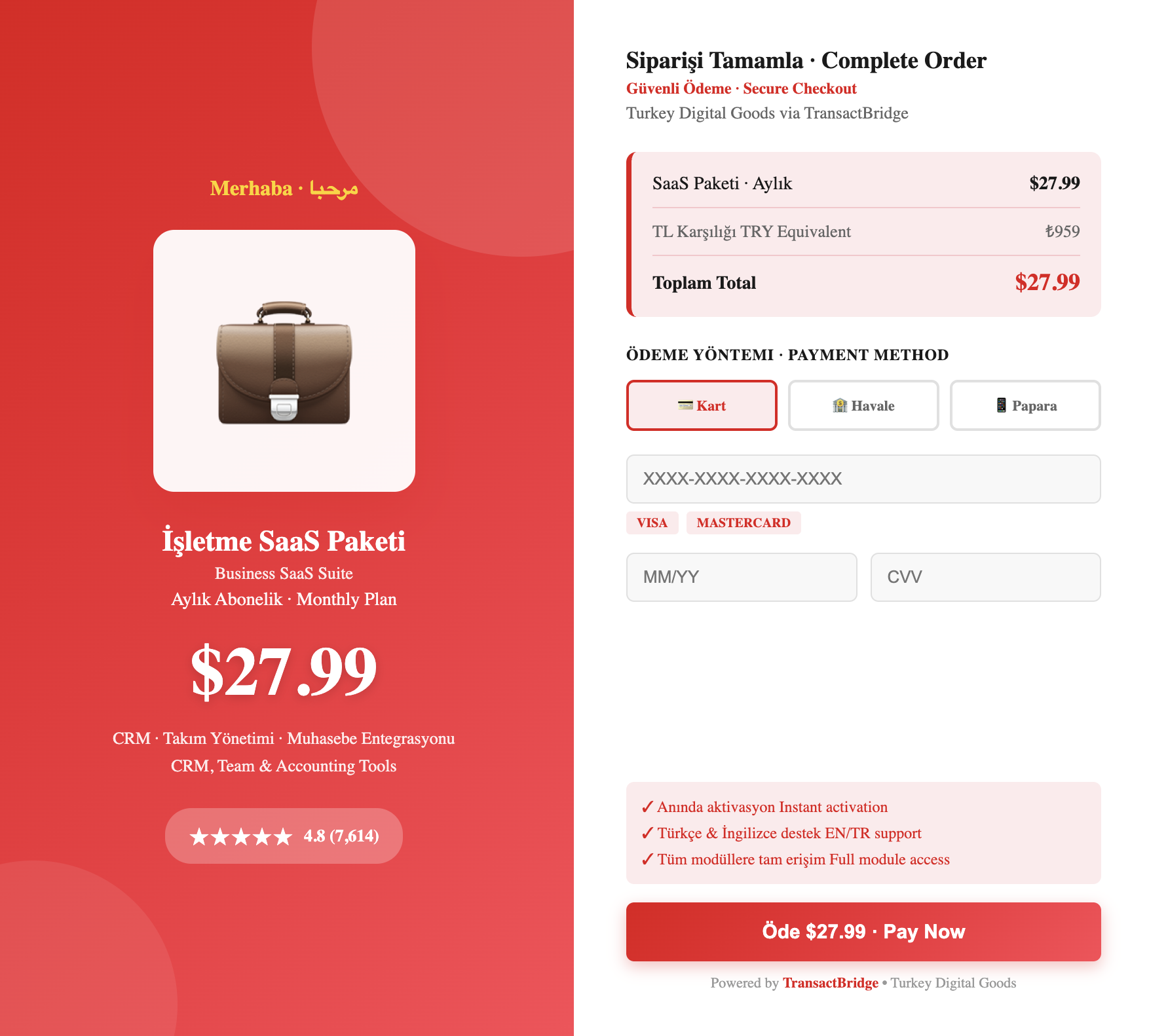 US Payment methods Image