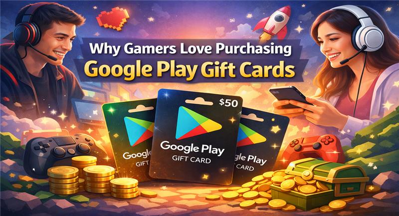 Gamers using Google Play gift cards for mobile gaming, in-app purchases, and digital rewards