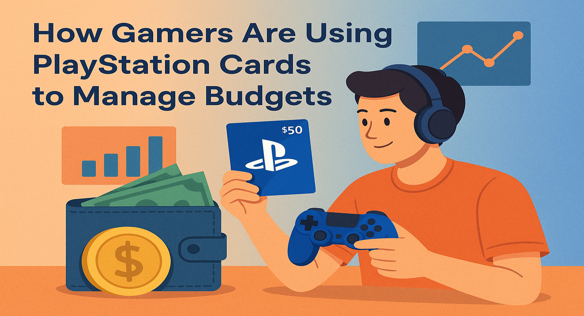Gamers using PlayStation Cards to manage gaming budgets effectively