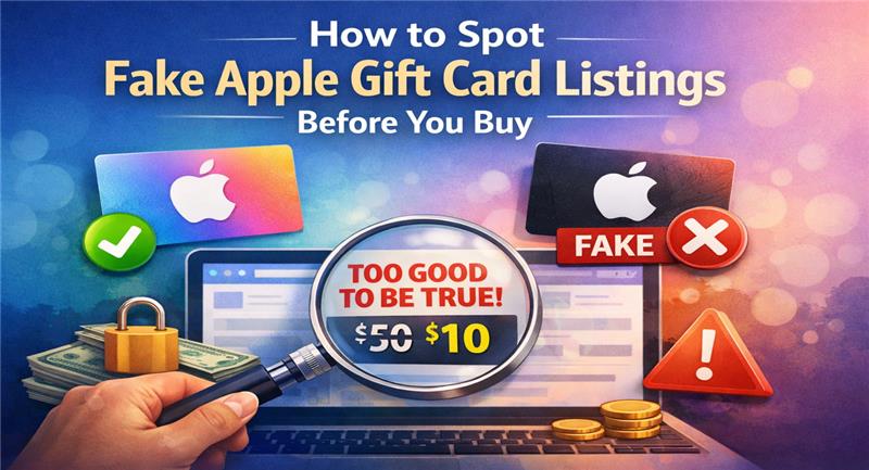 Apple Gift Card India, Buy Apple Gift Card online, Apple Gift Card scam, Fake Apple Gift Card listings