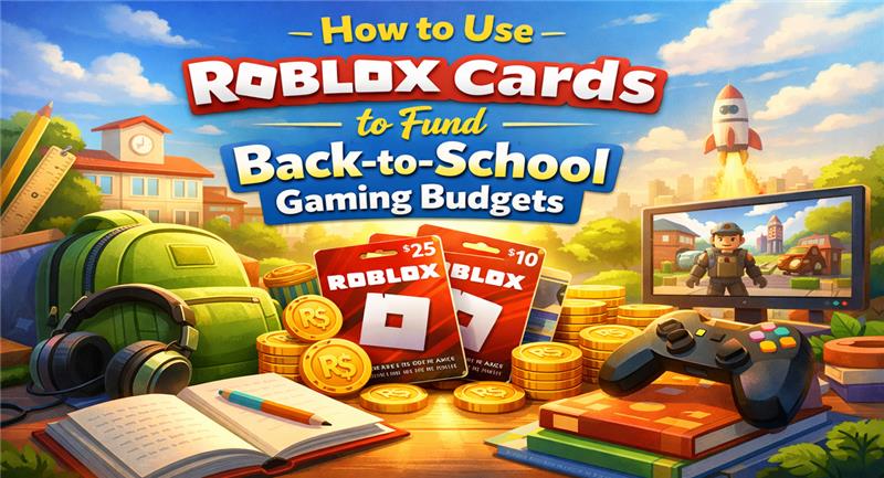 Roblox gift cards for back-to-school gaming budget management